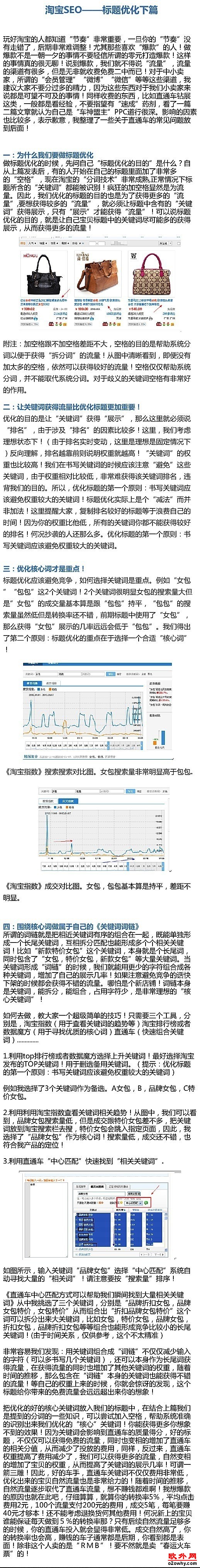 淘宝SEO标题优化